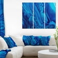thumbnail image 3 of Design Art Peinture Acrylique Bleu Foncéart Sur Toile, 3 of 3