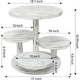 thumbnail image 3 of 5 Tier Round Cupcake Tower Stand for 60 Cupcakes Wihte Wooden Cake Stands Farmhouse Tiered Tray Decor Cupcake Display for Birthday Graduation Baby Shower Tea Party and Wedding, 3 of 14