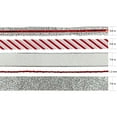 thumbnail image 3 of Holiday Time Red/Silver Polyester Christmas Ribbon Assortment, 5 Count, 3 of 5