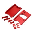 thumbnail image 2 of Aluminum Alloy Steering Gear Compartment +Tail Beam Set Car Upgrade Parts for MN Model D90 D91 Car(Red ), 2 of 8
