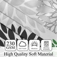 thumbnail image 4 of Pbobriich Green Gray Blackout Curtains,Dahlia Floral Drapes Thermal Insulated Window Curtain for Bedroom 42x108 Inch Set 2 Panels, 4 of 5