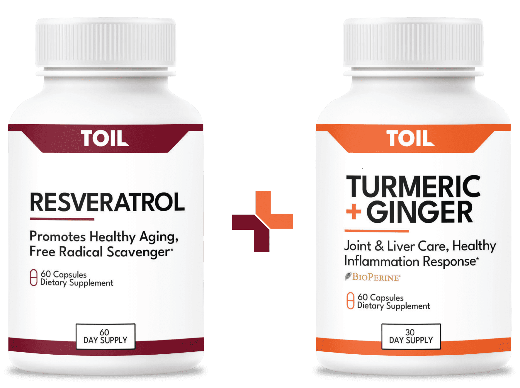 Resveratrol - Powerful Antioxidant for Healthy Aging, Cell Autophagy, & Cardio Health from Toil, a Veteran Owned Company