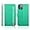 Mint Green, variant on Wallet Case for iPhone 11 Pro Max 6.5 inch 2019, 5 Card Slots Magnetic Closure Zipper Pocket Handbag PU Leather Flip Case with Wrist Strap TPU Kickstand Cover - Black