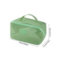 thumbnail image 3 of AUNVITO Mesh Storage Bag, Large Capacity Travel Toiletry Bag, Portable Cosmetic Organizer with Handle, 3 of 6