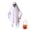 A439, variant on Halloween Ghost Costume Cloak and Robe for K'ids and Adults, White Spooky Cape with Pumpkin Bag, for Halloween Party Haunted House Role Play Costume, S/M/L (31.5/37/57.5 Inches)