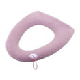 thumbnail image 2 of Heated Toilet Seat Soft Toilet Seat Cover - Thick Fleece Toilet Seat Warmer Cover - Reusable Machines Washable Easys To Install, 2 of 6