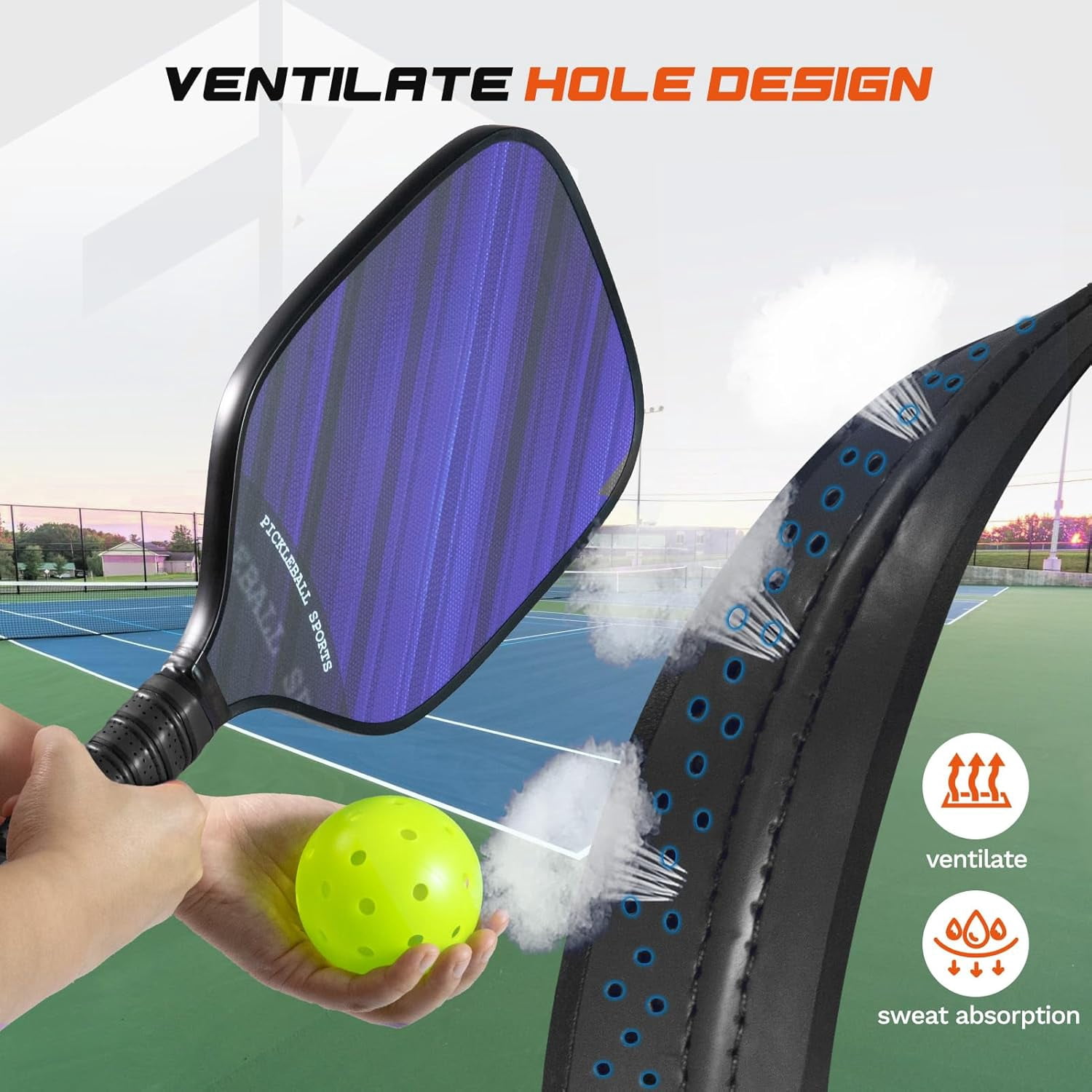 2Pcs Replacement Grip Wrap for Pickleball Rackets, Pickleball Overgrip Paddle Grip Tape, Anti-Slip Grip-Easy Installation and Long-Lasting Performance