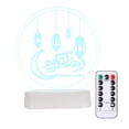 thumbnail image 1 of 3D Night Light Ramadan Lamp Led Colorful Ornament Light For Muslim Ramadan, 1 of 9