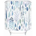 thumbnail image 4 of Jinsinto Rideau de Douche Floral, Rideau de Douche Tropical, Rideau de Douche en Tissu Imperméable Rideau de Douche Bleu, 4 of 4