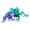 2PCS, variant on Kitchen Home Decoration 3D Printing Simulation Frog Joint Movable Ornaments Offices Funny Animal Desk