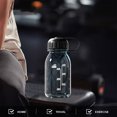 thumbnail image 1 of Botella deportiva de plástico a prueba de fugas con asa para gimnasio, yoga, fitness y ejercicio., 1 of 6