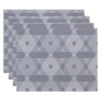 Simply Daisy 18" x 14" Star Light Geometric Print Placemat