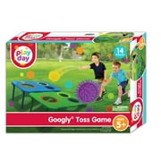 Play Day Googly Toss Game, Plastic, 8 Pieces = 2 Target Boards and 6 Googly Balls