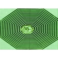thumbnail image 1 of Ahgly Company Machine Washable Indoor Rectangle Transitional Deep Emerald Green Area Rugs, 2' x 4', 1 of 7