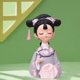 thumbnail image 3 of Muñeca de Niña Antigua China de 6,7 Pulgadas, Estatua de Niña Hanfu, Figura Coleccionable de Barra Hecha a Mano, Geisha Asiática de Oficina de Resina, , Bordado BLESIY muñeca china, 3 of 5