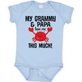 thumbnail image 3 of Inktastic Grammy and Papa Love Me Boys or Girls Baby Bodysuit, 3 of 5