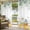 White, variant on Outdoor Curtains for Patio Waterproof, Daisy Spring Floral Outdoor Privacy Panels Grommet, Farmhouse Botanical Green Leaves Blackout Outside Curtains for Porch/Cabana/Pergola/Gazebo 54"x84", 2 Panels