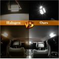 thumbnail image 3 of 24 Pieces Dome Light LED Car Interior Bulb Kit Set 194 T10 DE3175 578 31mm 42mm Bulbs Interior Replacement Lights for Car Map License Plate Door Side Marker Cornering Trunk Light - White, 3 of 8