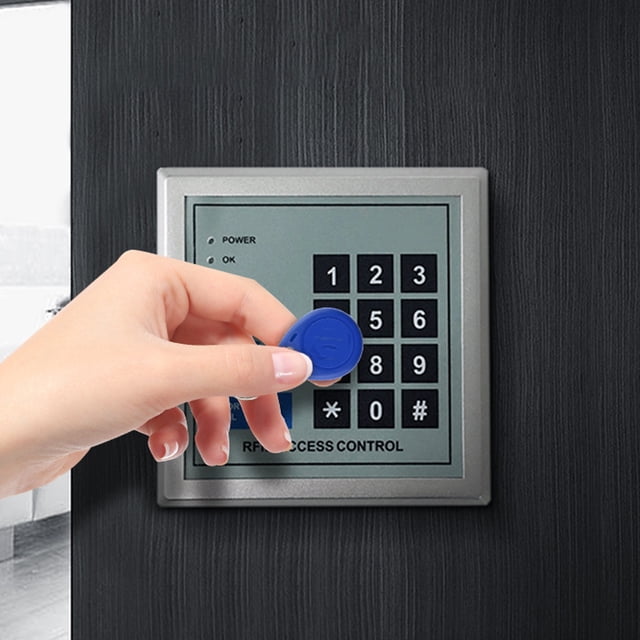 Birdeem Entry Door Keypad,Door Control Keypad Proximity Id Card Control System Support 1000 Users Door Control Stand Alone Keypad for Entry Controller