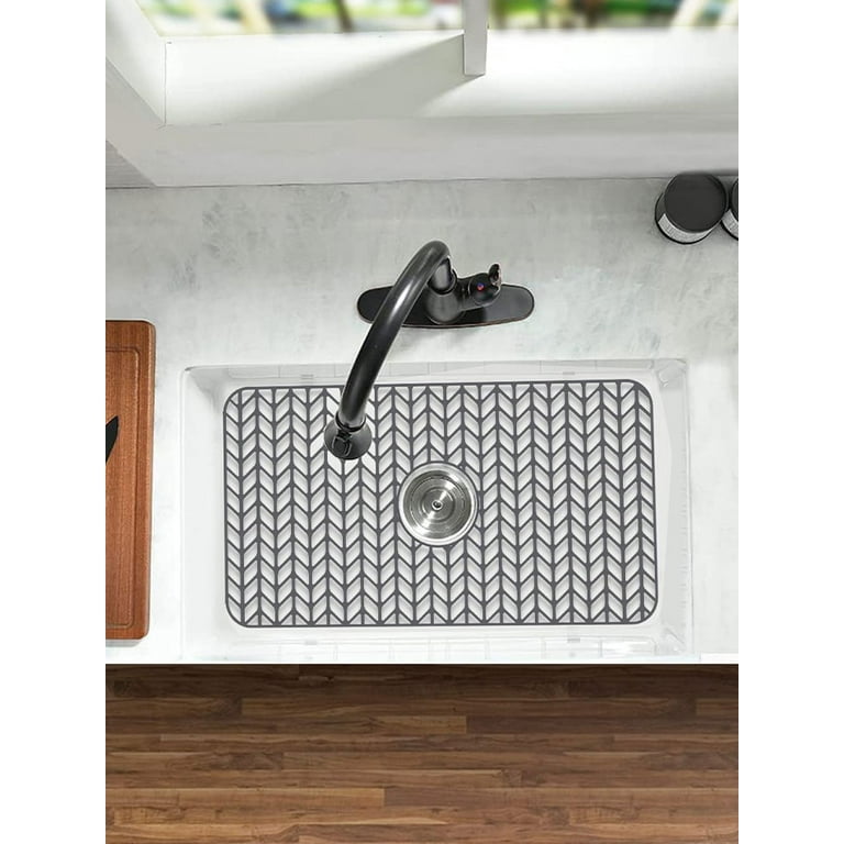 YISUN Kitchen Sink Mats, Sink Protectors for Kitchen Sink Mat Grid