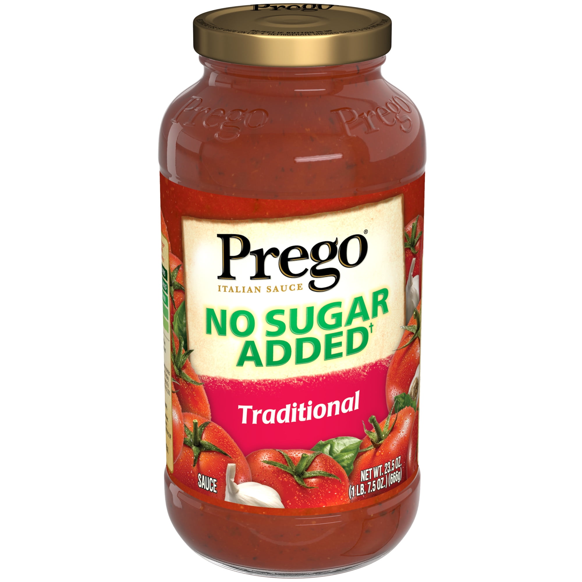 Prego No Sugar Added Pasta Sauce, Traditional Italian Spaghetti Sauce ... photo picture