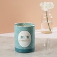 thumbnail image 2 of Pavilion Gift Company Love You Grandma-7 Oz Blue Glass Candle-Serenity Fresh Cotton Scent, 2 of 7