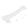 thumbnail image 1 of Unique Bargains Hang Tag String Snap Lock Price Tag Fastener Ties white 7 inch 1000pcs, 1 of 5