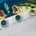 thumbnail image 4 of Castle Fairy Children Teenagers Big Bass Fish Blackout Curtains Set of 2 (52x84 Each),Fishing And Hunting Lake Life Window Curtains,Vintage Retro Aesthetic Curtains and Drapes,Super Cozy Room Decor, 4 of 6