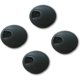 thumbnail image 1 of Tapa pasacables Alambre redondo Ø50mm para empotrar en mesa de escritorio Organizador de cables para muebles Negro Metal cepillado Pasacables Tapacables Pack de 4, 1 of 5