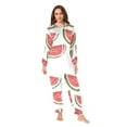 thumbnail image 2 of FORMRS Onesies Pajama for Adults Unisex Hoodie Winter Jumpsuit One Piece Sleepwear, Sizes S-2XL, Cute Watermelon, 2 of 7