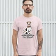 thumbnail image 3 of Tee Hunt Life is Better With My Jack Russell T-shirt Small Dog Animal Lover Men's Tee, Light Pink, X-Large, 3 of 5