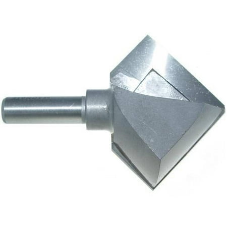 

Magnate 5463 Bird Mouth (Bird Beak) Router Bit 8-Sided — 2 Long Diagonal Edge; 2-1/8 Cutting Height; 1/2 Shank Diameter; 2-1/8 Overall Diameter; 1/8 Small Diameter