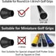 thumbnail image 2 of 3pcs Golf Ball Retriever, Golf Ball Pick-up Suction Cup, Golf Ball Grabber Suction Cup For Putters And Golfer, 2 of 5
