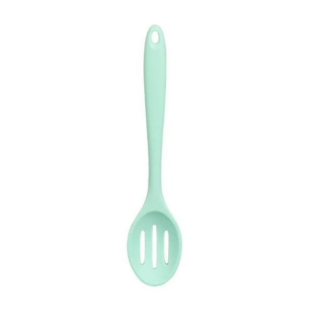 Cucharas soperas Cucharas de gel de sílice Cucharón de mango largo Colador de sopa Fideos para ramen Cucharadas Cucharadas de arroz Cucharas para ensalada Colador de cocina Cuchara de silicona