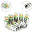 thumbnail image 4 of 8 Pcs New Car Tire Pressure Monitor Valve Cap w/Sensor Indicator 3 Color Eye, 4 of 11