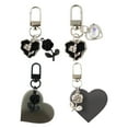 thumbnail image 5 of Elegant Love Rose Keyrings Multifuntional Key Ornament Fashion Bag Charm Flower Keychain Present for Fashion Enthusiasts, 5 of 9
