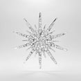 thumbnail image 5 of Fashion CZ Star Brooch Lapel Pin for Women Men Crystal Rhinestone Star Burst Corsage Brooches Pins Dainty for Dress Suit Hat Badge Bouquet Boutonniere Clothes Accessories Trendy Jewelry, 5 of 5