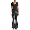 thumbnail image 2 of No Boundaries High Rise Pull On Flare Pants, 2 of 6