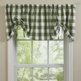 thumbnail image 6 of Park Designs Buffalo Check Lined Farmhouse Sage Valance 60", 6 of 6