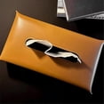 thumbnail image 2 of Synthetic leather Tissue Box Cover for Living Room Decoration Grey, 2 of 5