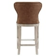 thumbnail image 5 of New Pacific Direct Dorsey 26" Faux Leather Counter Stool in Brown/Chocolate, 5 of 5