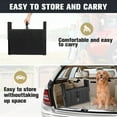 thumbnail image 7 of Extra Wide Dog Stairs for Car - Foldable Dog Ramps for Large Dogs with Non Slip Surface, Portable Dog Steps for Cars and SUV, Truck, Support Up to 250 Lbs, Black, 6 Steps, 7 of 7