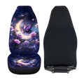 thumbnail image 6 of XYZCANDO Butterfly Moon Car Seat Covers Durable Waterproof Car Front Seat Covers car Front Seats Automotive Interior, Auto Accessories Elastic SUV Van, 6 of 10