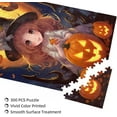 thumbnail image 3 of Pumpkin Halloween Nightmare Jigsaw Puzzle 300 Piece Wall Art Gift, 3 of 10