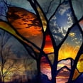 thumbnail image 3 of DIY 5D Flower Tree Lion Crystal Lion Tree Crystal Cross Stitch Floral Embroidery Rhinestone Painting Diamond Picture for Home Decoration, 3 of 7