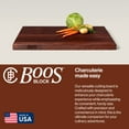 thumbnail image 4 of John Boos R-Board Reversible Wood Cutting Board, 24" x 18" x 1 1/2", Walnut, 4 of 9