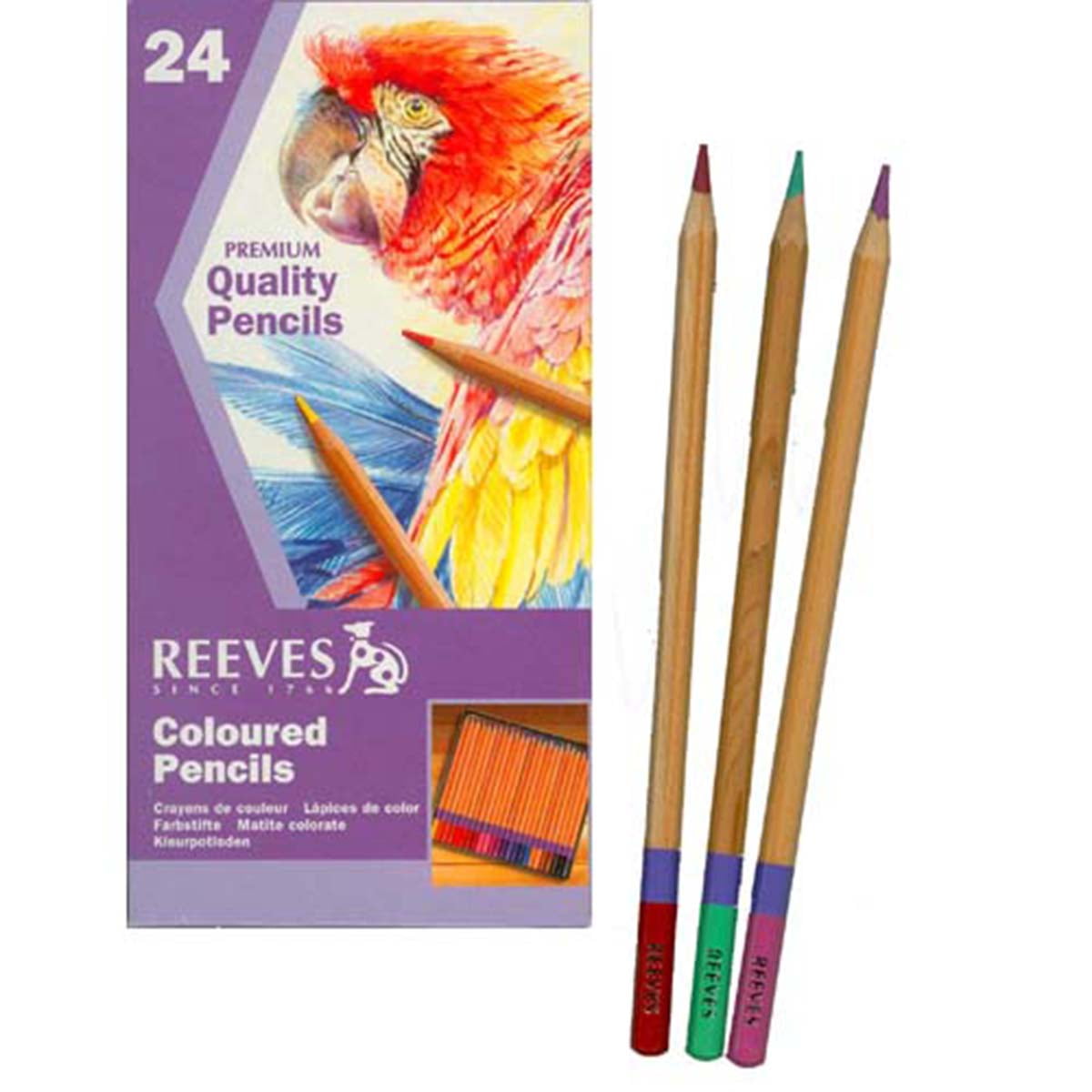 LEISURE ARTS 24 PIECE COLORED PENCIL SET