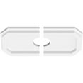 thumbnail image 2 of 12"W x 6"H x 2"ID x 4"C x 1"P Emerald Architectural Grade PVC Contemporary Ceiling Medallion, Two Piece, 2 of 11