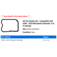 thumbnail image 2 of Pan Gasket Set - Compatible with 2008 - 2020 Mitsubishi Outlander 2.4L 4-Cylinder 2009 2010 2011 2012 2013 2014 2015 2016 2017 2018 2019, 2 of 2