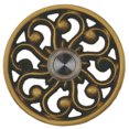 thumbnail image 2 of Waterwood Hardware Brass Veda Doorbell, 2 of 4